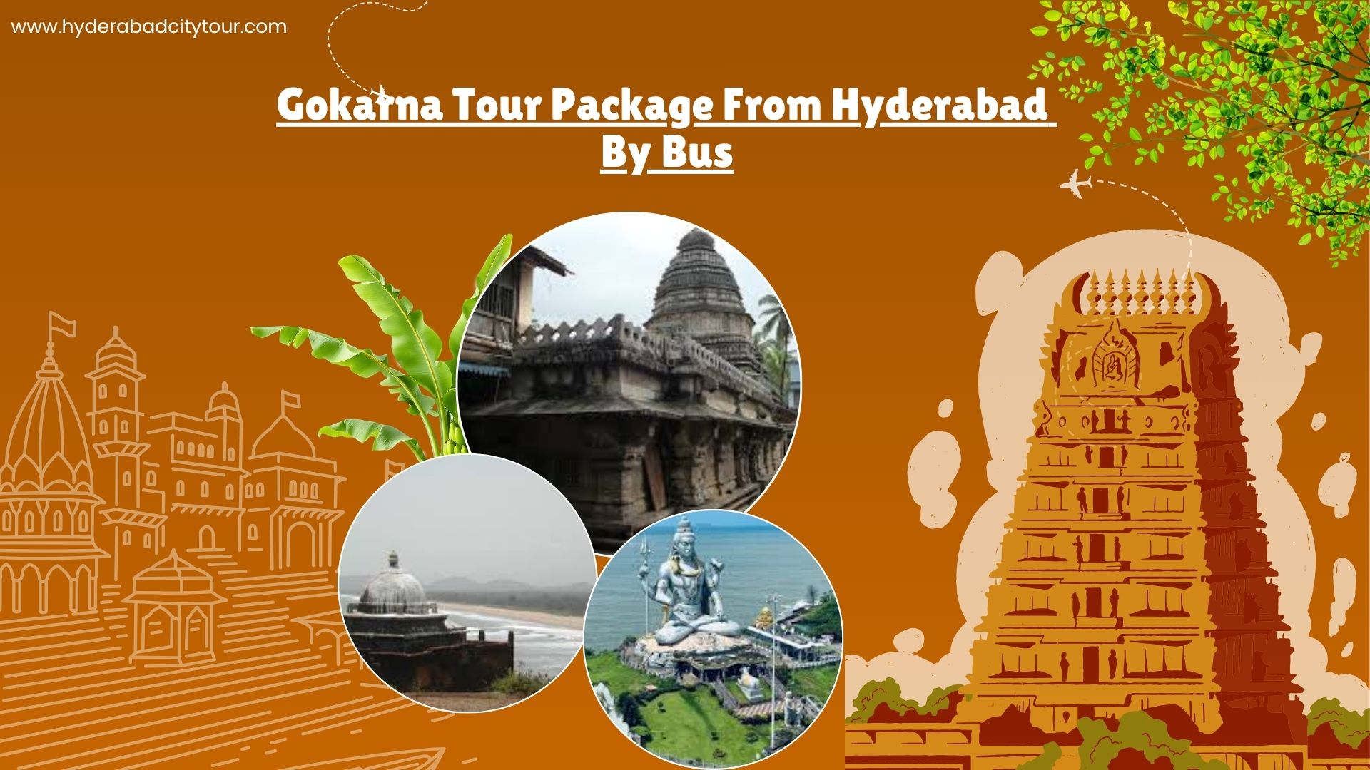 Gokarna Tour Package From Hyderabad  By Bus