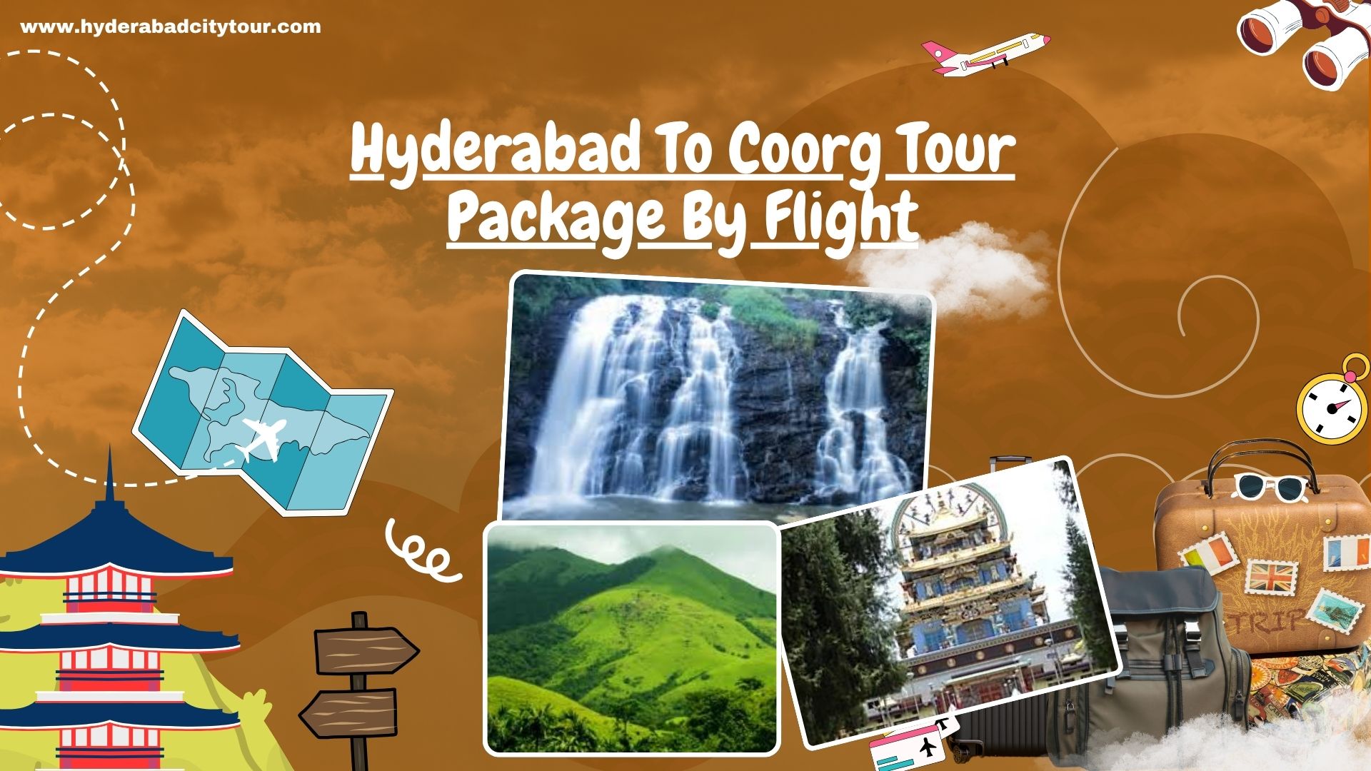 Hyderabad To Coorg Tour Package By Flight