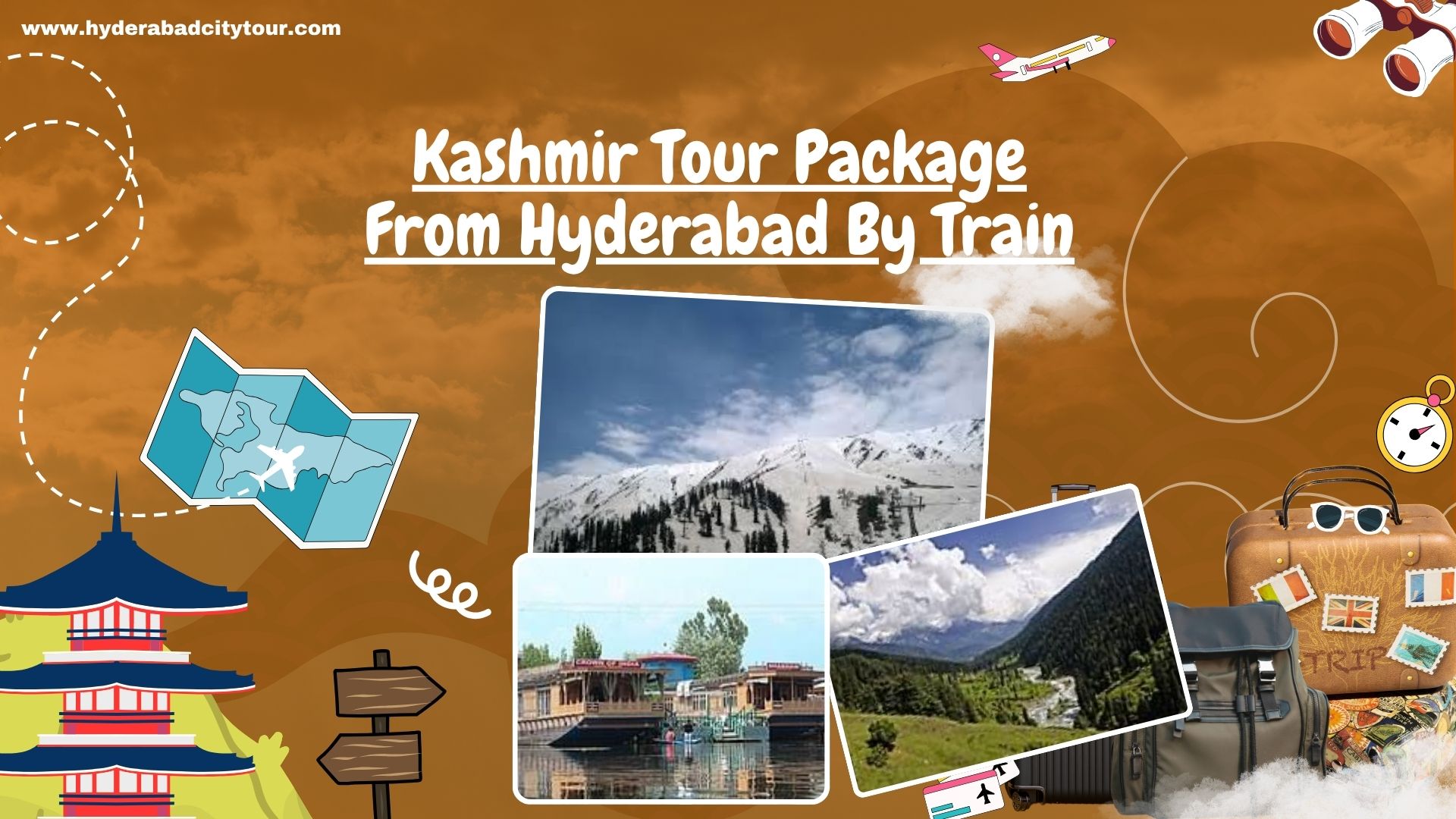 Kashmir Tour Package From Hyderabad By Train