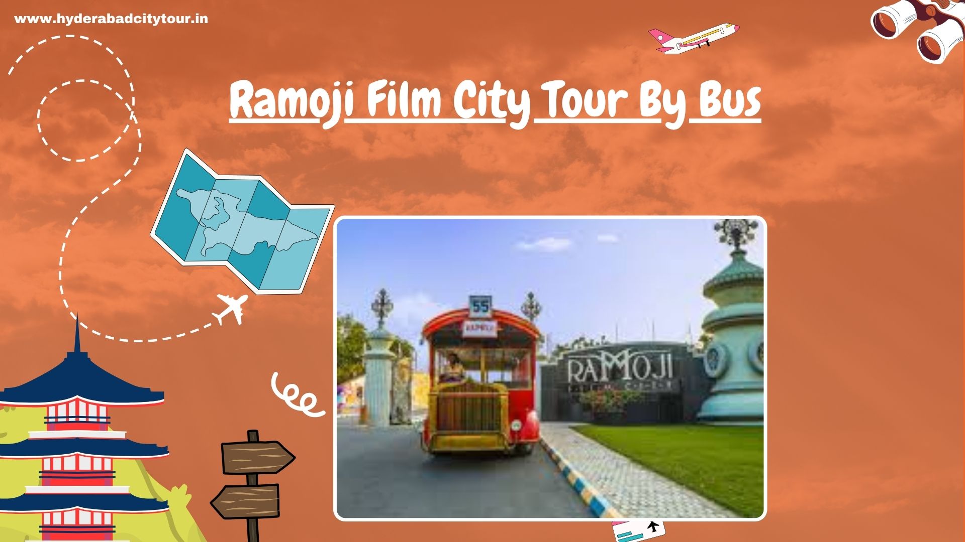Ramoji Film City Tour By Bus